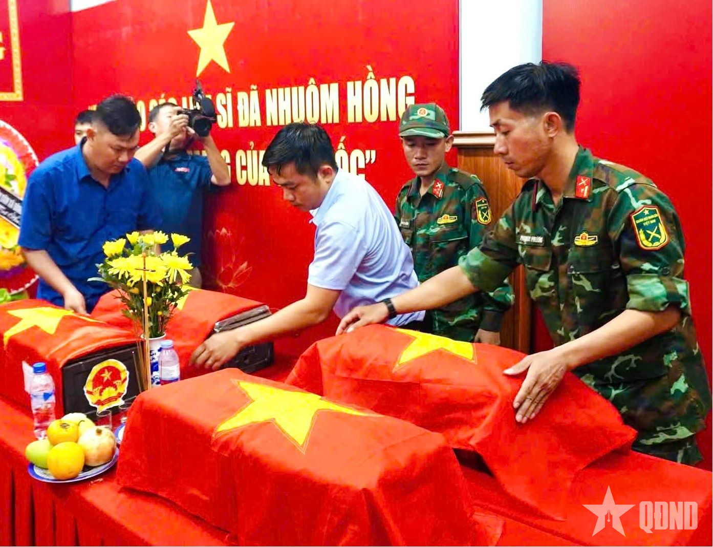 Quảng Ngãi: Tiếp tục phát hiện, quy tập thêm 3 hài cốt liệt sĩ ở xã Đặng Thùy Trâm